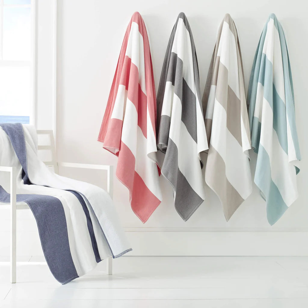 Block Stripe Fouta Beach Towels | Set of 4
