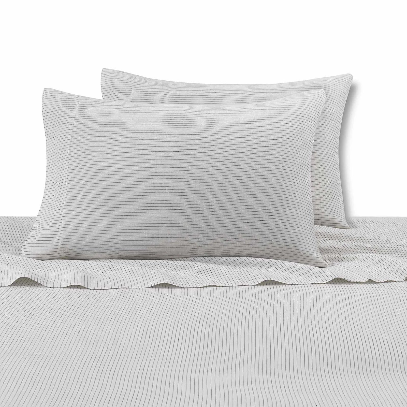 Laguna Stripe Linen Pillowcase Set of 2