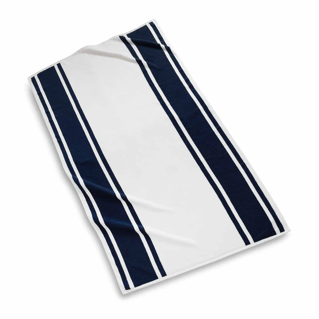 Mari Stripe Reversible Beach Towels | Set of 4