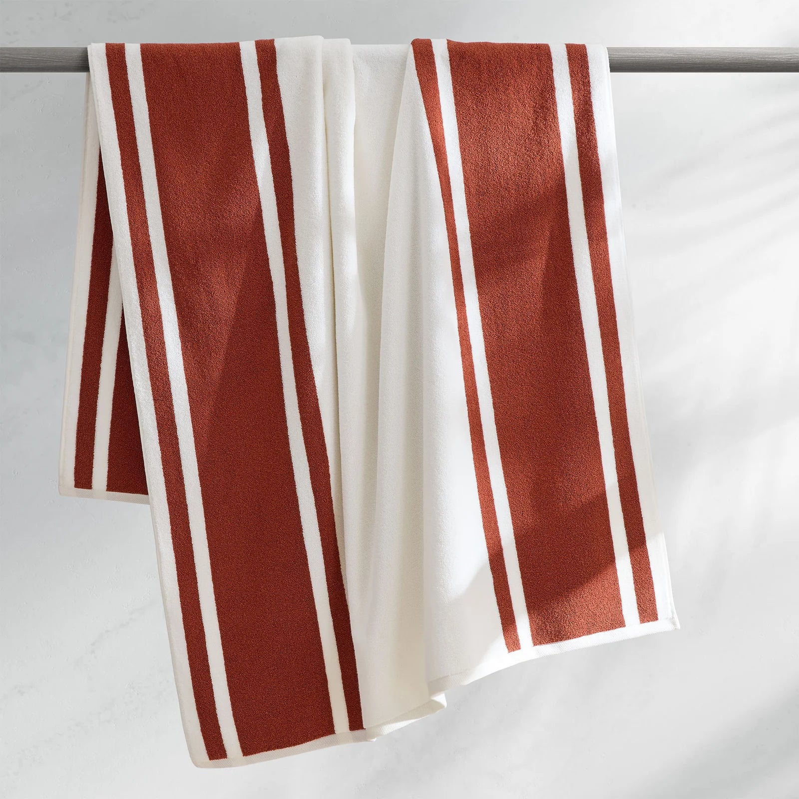 Mari Stripe Reversible Beach Towels | Set of 4