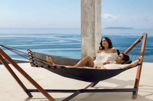 Free-standing Quilted Double Hammock