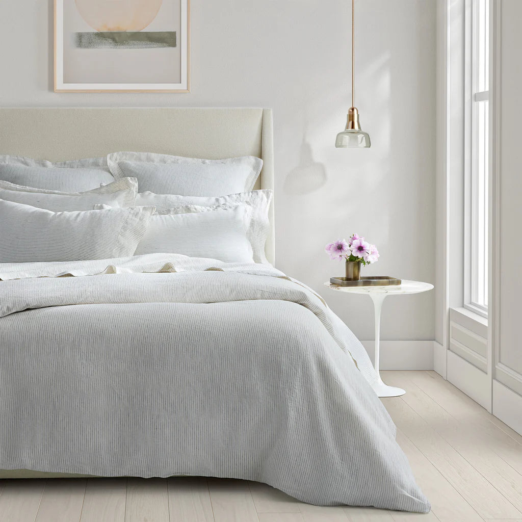Laguna Stripe Linen Duvet