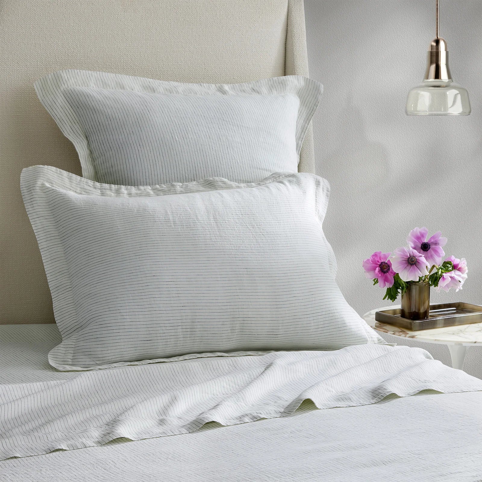 Laguna Stripe Linen Sham Set of 2