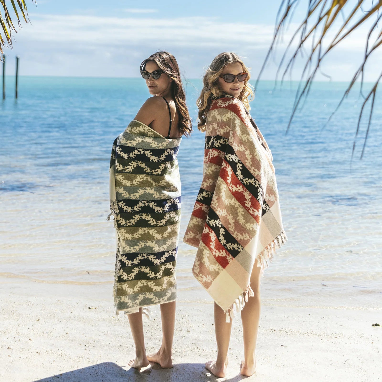 Sanibel Reversible Beach Towels | Set of 4